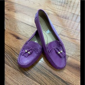 Cute purple Ralph Lauren loafers with tassels